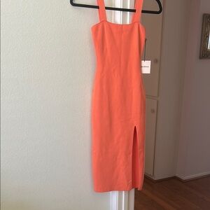 Revolve Superdown Orange Sleeveless Dress